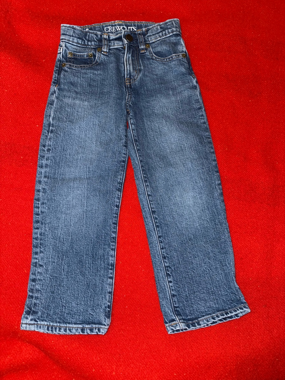 Crewcuts Boy Light Blue Relaxed-Fit Denim Jeans